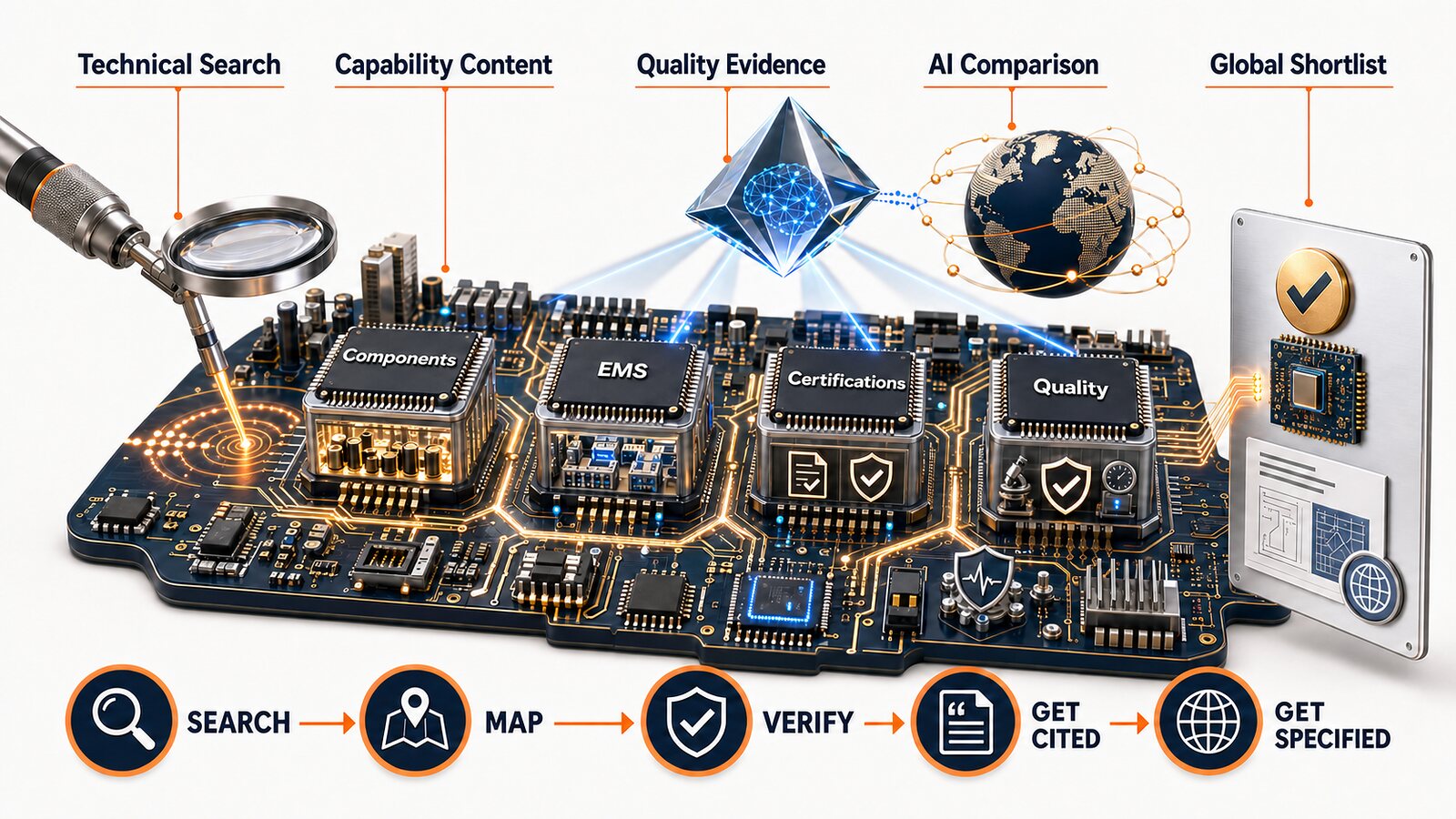 AI SEO for Electronics & EMS